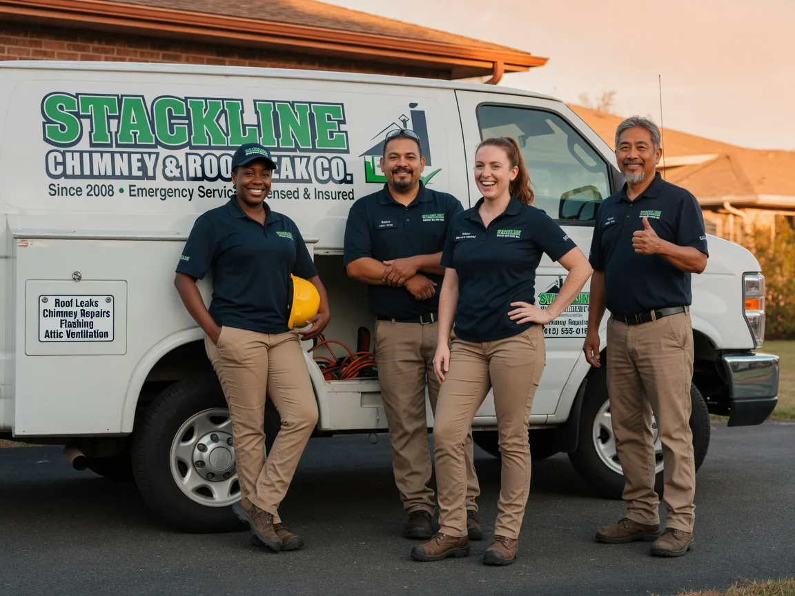 Chimney flashing repair company in Irving, TX